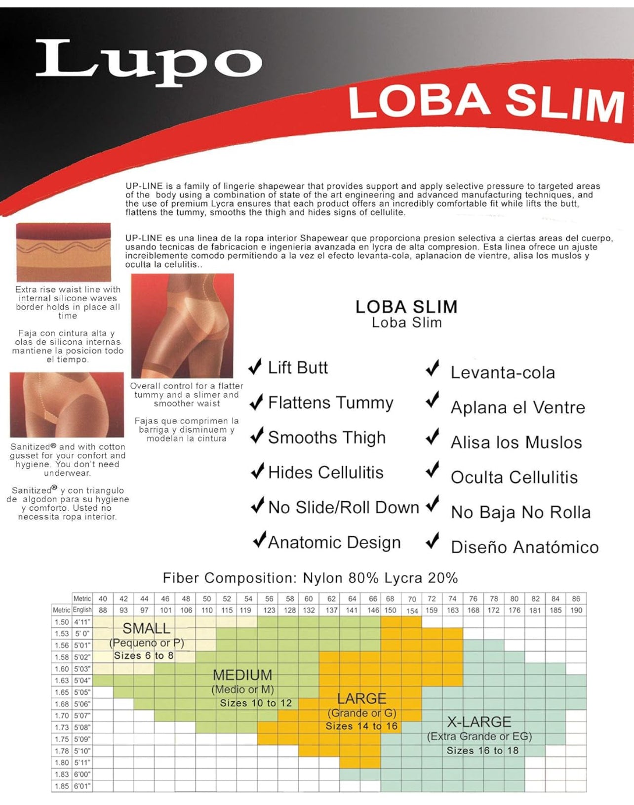 Lupo loba slim bermuda