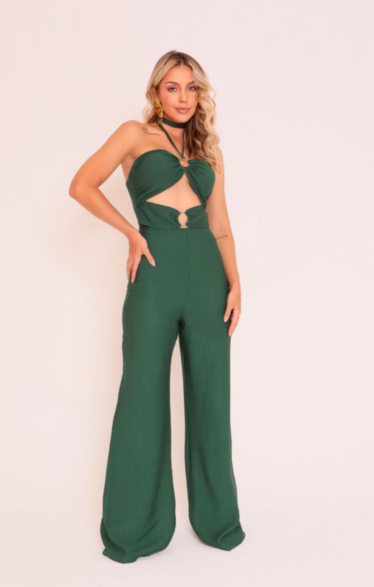 Green Kiana Jumpsuit